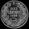 Chilean Silver 10 Centavos (.835) (Reverse)