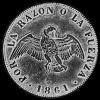 Chilean Silver 20 Centavos (Obverse)