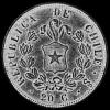 Chilean Silver 20 Centavos (Reverse)