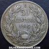 Chilean Silver 50 Centavos (Reverse)