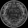 Chilean Silver Peso (.700) (Reverse)