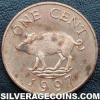 Elizabeth II Bermudian Cent (Reverse)