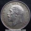 George V British Silver Shilling (Obverse)