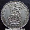 George V British Silver Shilling (Reverse)