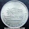 Cuban 25 Centavos (Visitor's coinage) (Reverse)
