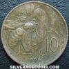 Vittorio Emanuele III Italian Bronze 10 Centesimi (Reverse)