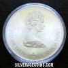 Elizabeth II Canadian Silver 10 Dollars (Football) (Obverse)