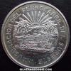 Mexican Silver 5 Pesos (Railroad) (Reverse)