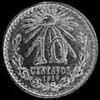 10 Centavos de Plata Mexicanos (Reverso)