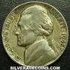 United States "Jefferson Wartime Nickel" Billon 5 Cents (Obverse)