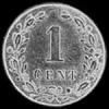 Céntimo de Bronce Neerlandés de Guillermina I (koningrijk) (Reverso)