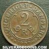Frederik VIII Danish Bronze 2 Øre (Reverse)