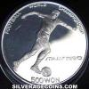North Korean Silver 500 Won (Italy 1990) (Reverse)