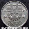 Portuguese 2 and a Half Escudos (Reverse)