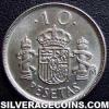 Juan Carlos I Spanish 10 Pesetas (Reverse)
