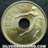 Juan Carlos I Spanish 25 Pesetas ('92 Olympics: discus throw) (Obverse)
