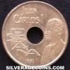 Juan Carlos I Spanish 25 Pesetas (High Jump) (Obverse)