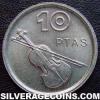 Juan Carlos I Spanish 10 Pesetas (Sarasate) (Reverse)