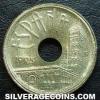 Juan Carlos I Spanish 25 Pesetas (Castile and Leon) (Obverse)