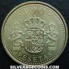 Juan Carlos I Spanish 100 Pesetas (Reverse)