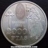 Juan Carlos I Spanish Silver 2000 Pesetas (St. Jacob) (Reverse)