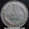 Lats de Plata Letón (Reverso)