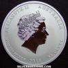 Elizabeth II Australian 50 Cents 1/2 Ounce Silver (Lunar II: Horse) (Obverse)