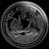 50 Céntimos Australianos de 1/2 Onza de Plata de Isabel II (Lunar II: Conejo) (Reverso)