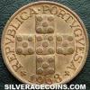 Portuguese Bronze 20 Centavos (Obverse)