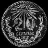 Mexican Silver 20 Centavos (Reverse)