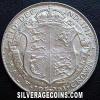 George V British Silver Half Crown (Reverse)