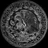 2 Pesos de Plata Mexicanos (Centenario de la Independencia) (Anverso)