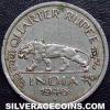 George VI British India Quarter Rupee (Reverse)
