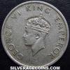 George VI British India Half Rupee (Obverse)