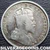 Edward VII Newfoundland Silver 5 Cents (Obverse)
