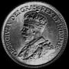 5 Céntimos de Plata de Terranova de Jorge V (Anverso)