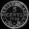5 Céntimos de Plata de Terranova de Jorge VI (Reverso)