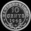 10 Céntimos de Plata de Terranova de Jorge VI (Reverso)