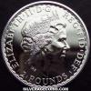 Elizabeth II 2 Pounds 1 Ounce Silver Britannia (updated reverse) (Obverse)