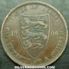 Edward VII Jersey Bronze 1/12 Shilling (Reverse)