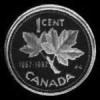 Céntimo de Bronce Canadiense de Isabel II (Confederación) (Reverso)