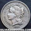 United States "Nickel" 3 Cents (Obverse)