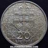 Portuguese Silver 20 Escudos (Salazar Bridge) (Obverse)