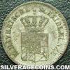 Kreuzer de Vellón Bávaro de Maximiliano II (Anverso)