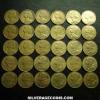Lot of 30 Different Dates French 10 New Centimes (Obverse)