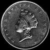 Dólar de Oro "Small Indian Head" Estadounidense (tipo 2) (Anverso)