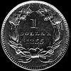 Dólar de Oro "Small Indian Head" Estadounidense (tipo 2) (Reverso)