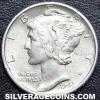 United States "Mercury Dime" Silver 10 Cents (Obverse)