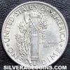 United States "Mercury Dime" Silver 10 Cents (Reverse)