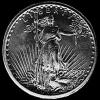United States "Saint-Gaudens Double Eagle" Gold 20 Dollars (no motto) (Obverse)